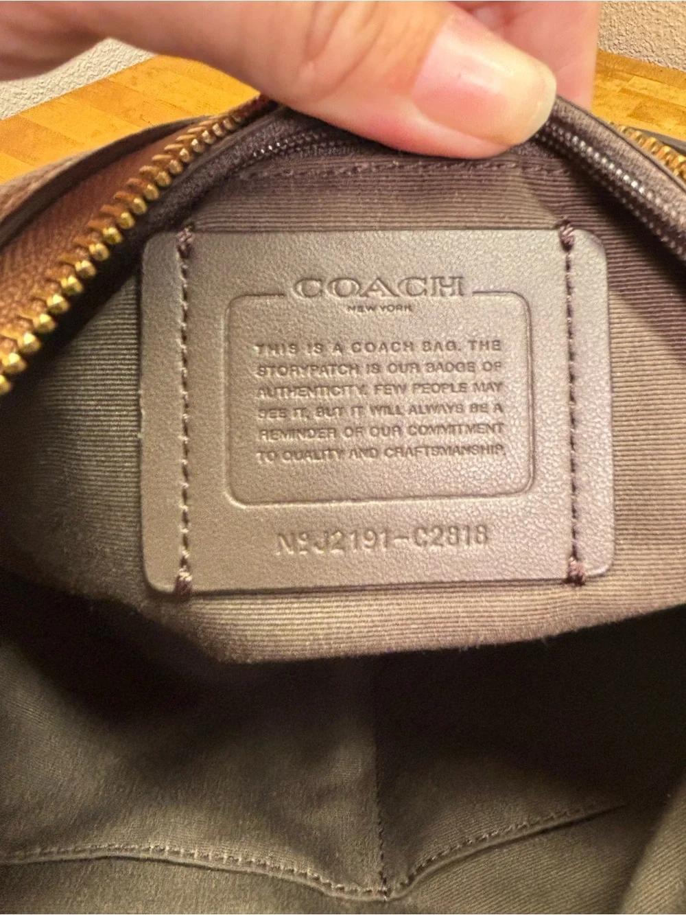 Coach val duffle
